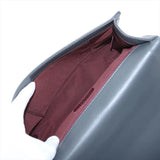 Chanel BOY CHANEL 28 Large Lambskin Chain Shoulder Bag Chevron Gray Gunmetal Fittings 20017807 A92193