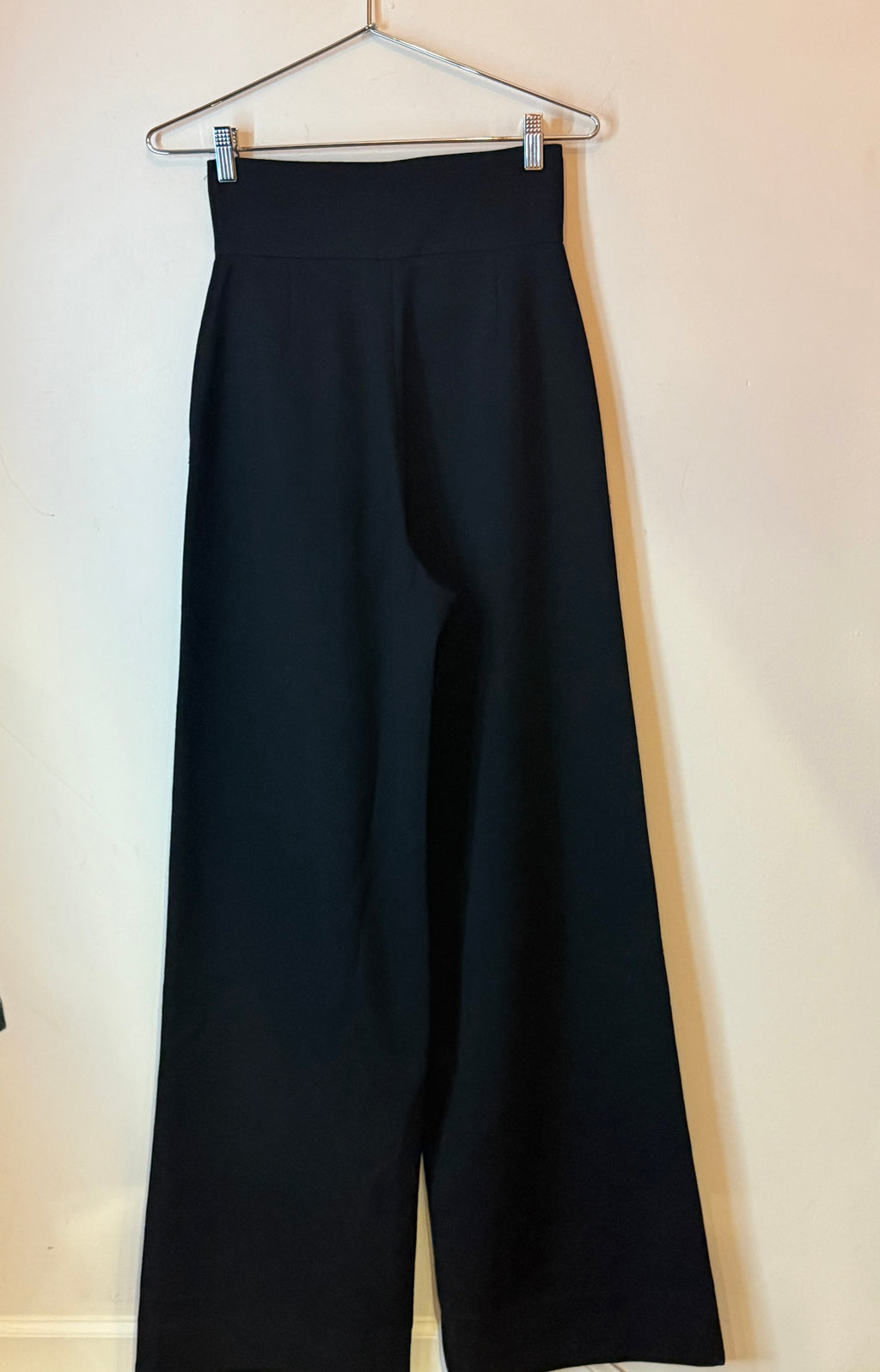 Yves Saint Laurent Wide Leg Black Trousers