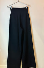 Yves Saint Laurent Wide Leg Black Trousers