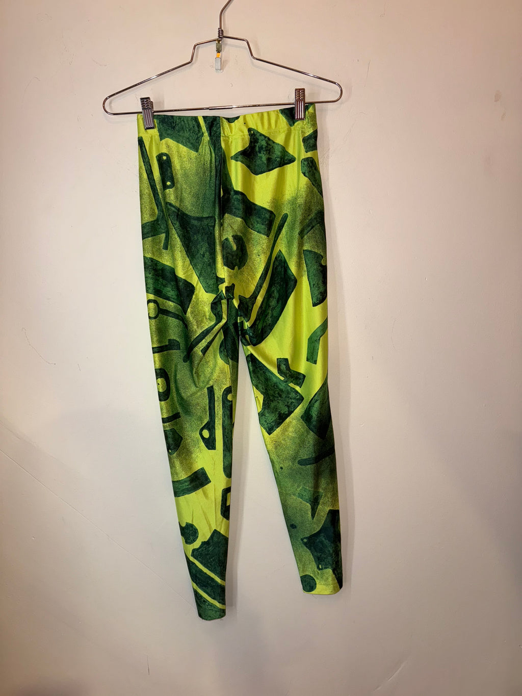 Issey Miyake Green Printed Leggings
