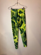 Issey Miyake Green Printed Leggings