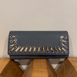 Fendi Pale Blue Stitched Wallet