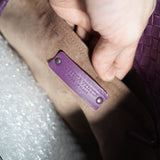 BOTTEGA VENETTA Intrecciato Tote Bag Leather Purple