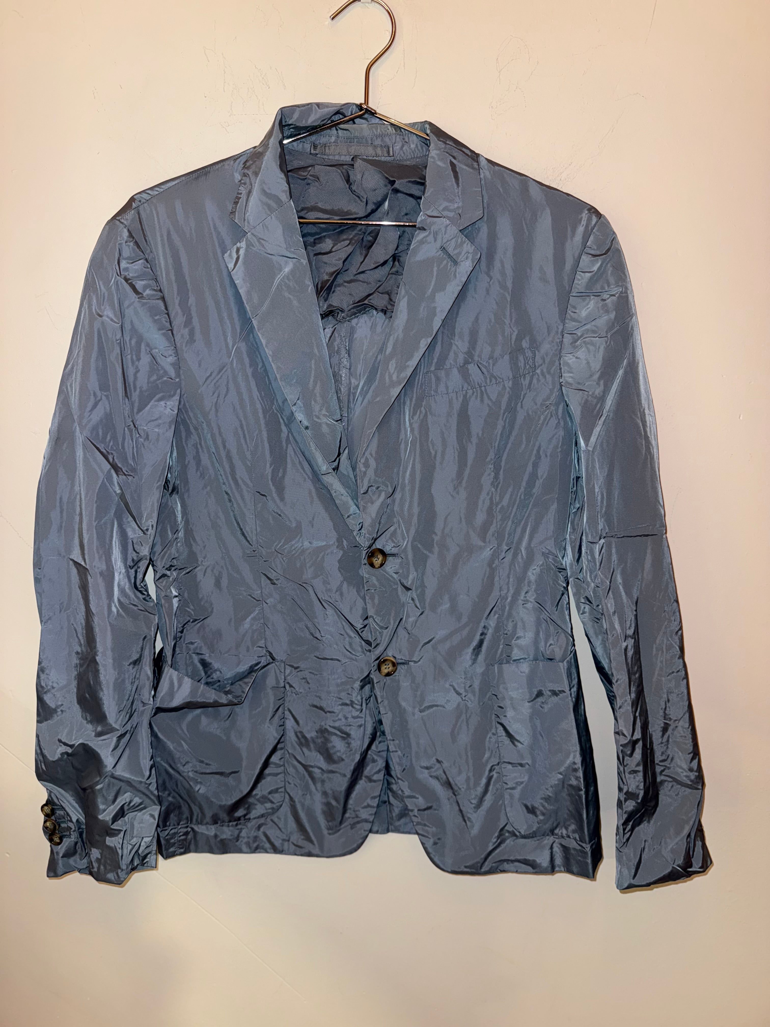 Prada Blue Nylon Jacket