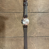 Longines Brown Watch W/ Gold Hardware