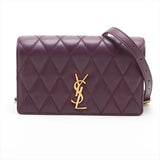 Saint Laurent Paris Sunset Leather Chain Shoulder Bag Red 442906