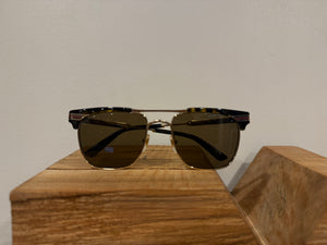 Gucci Brown Aviator Sunglasses W/ Detailing
