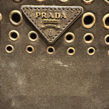 Prada Suede Satchel Fringe Bag