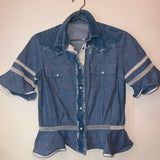 Sacai Denim Cropped Jacket