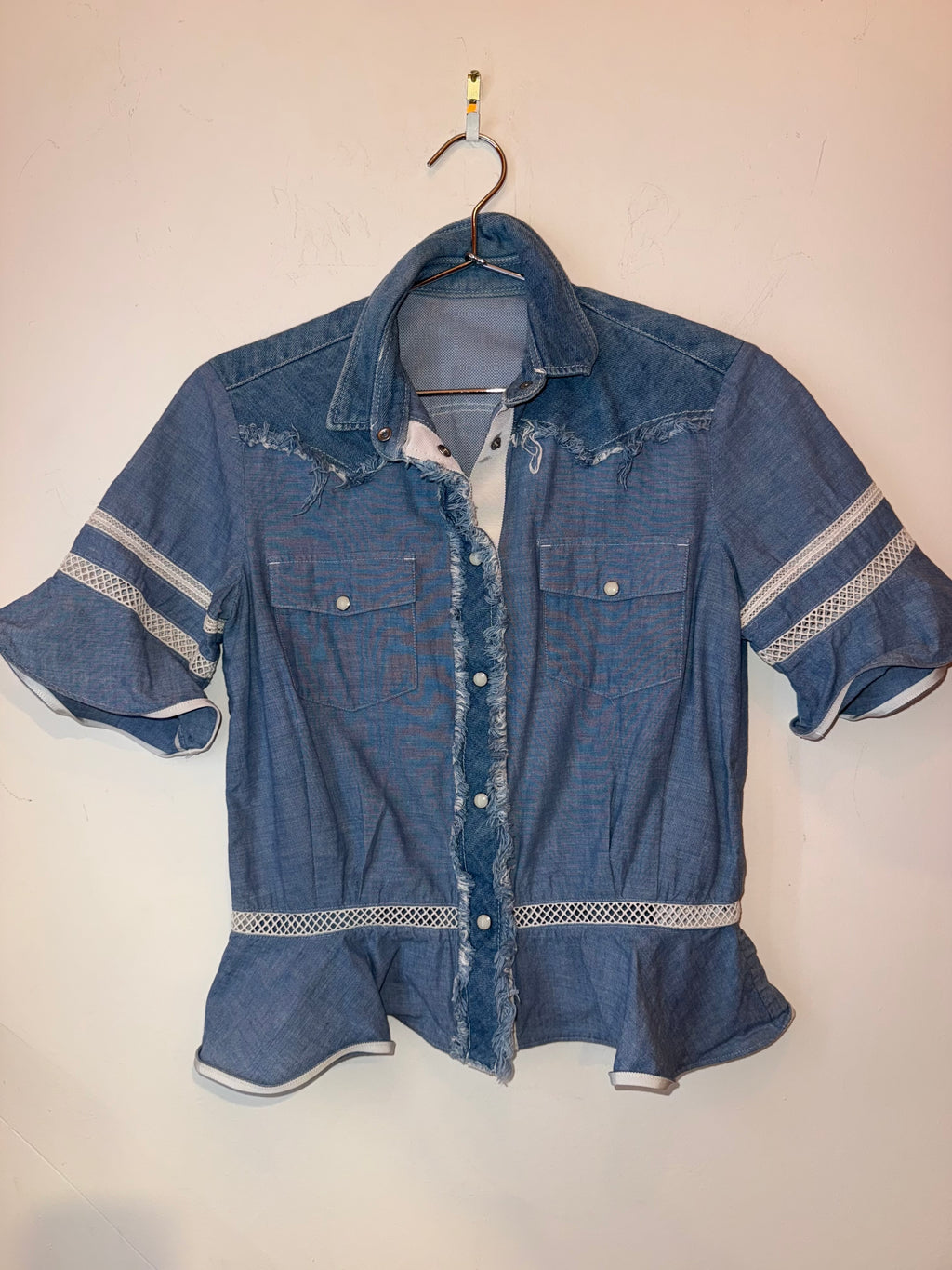 Sacai Denim Cropped Jacket