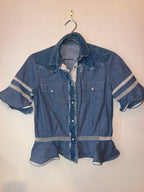 Sacai Denim Cropped Jacket