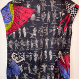 Gianni Versace Vintage Vest Button Up Blouse