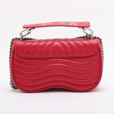 Louis Vuitton New Wave PM chain bag M51930 FK0260 Red
