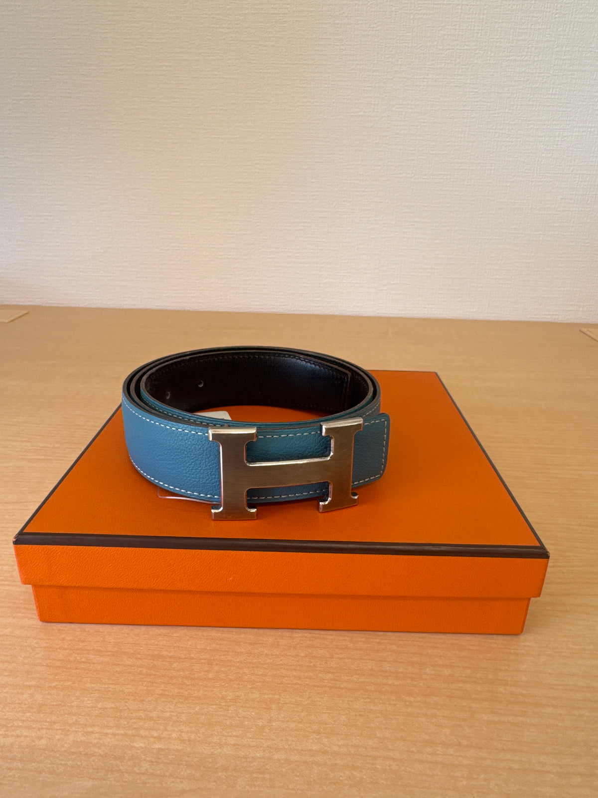 Japan Exclusive: Hermes Constance H Belt Size 85 G Stamp