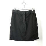 Bottega Veneta A-Line Mini Skirt Black Size 38 W26 Women's Made in Italy