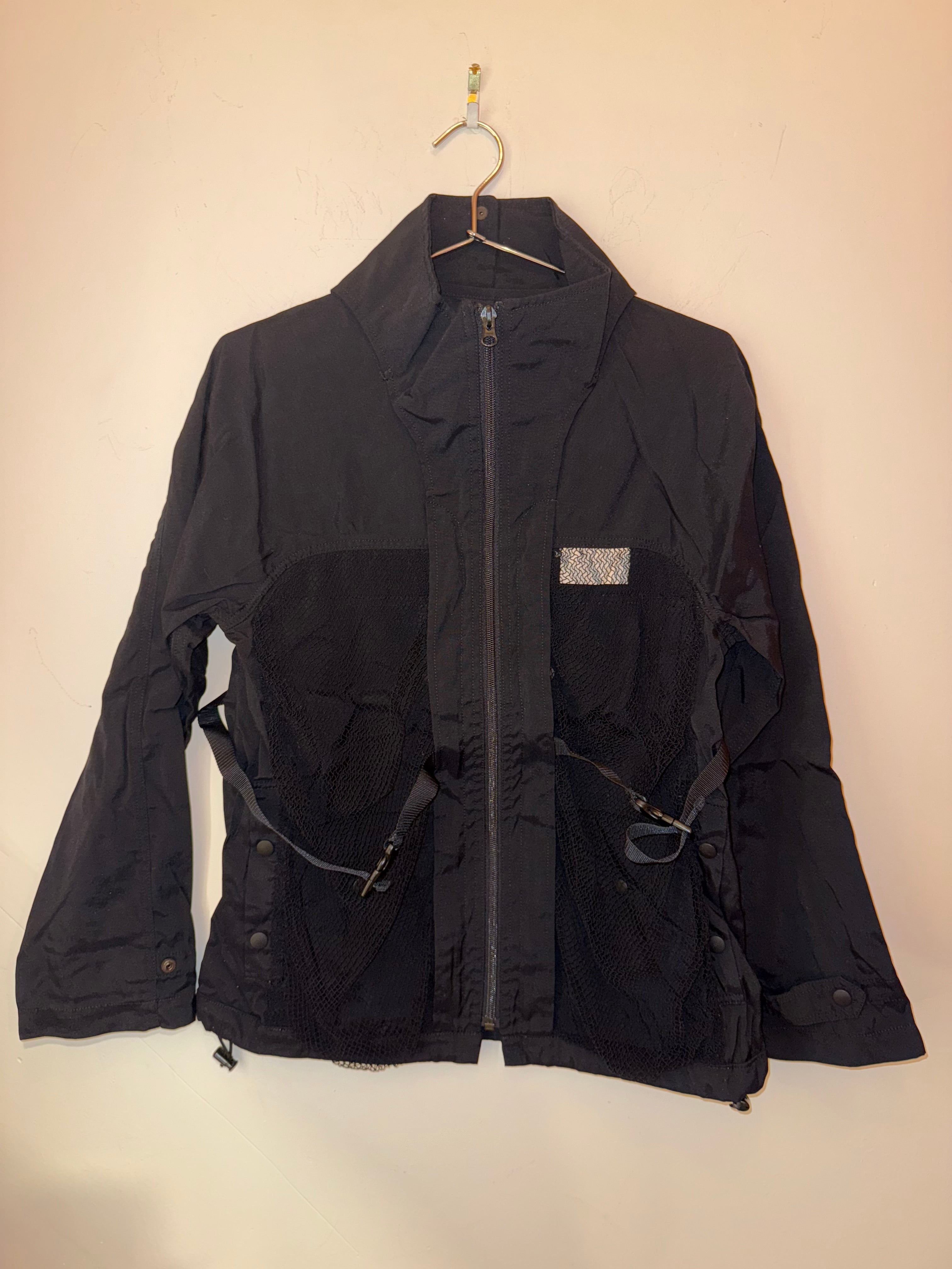Final Home Black Jacket with net detailing