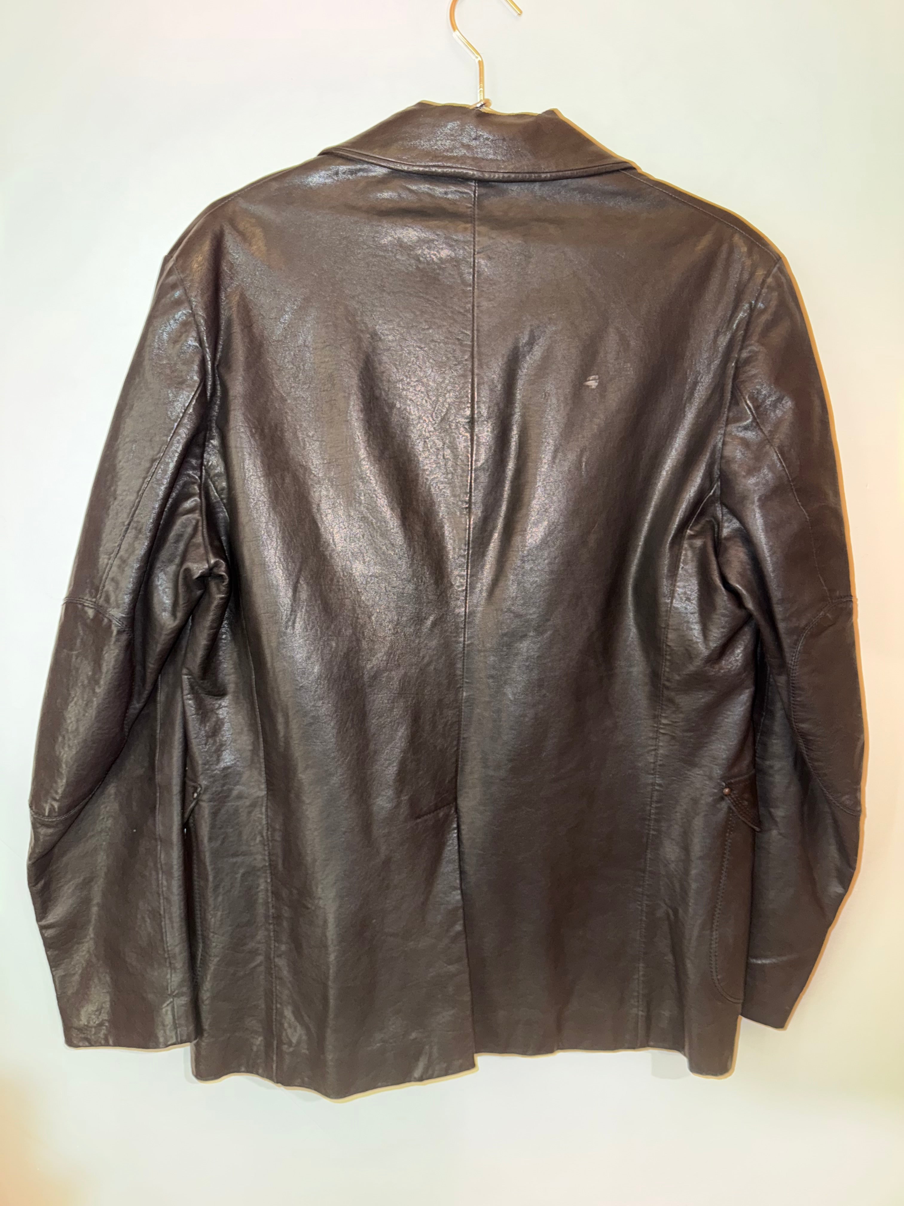 Bottega Black Leather Jacket