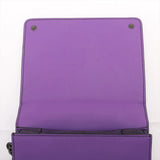 Bottega Veneta Intrecciato Leather Chain Shoulder Bag Purple Mirror Included