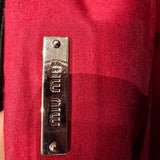 Vintage MIU MIU Flower Black Vitello Bag