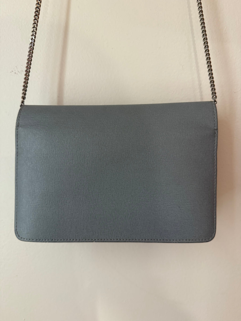 Fendi Blue Monster Wallet W/ Chain