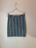 Burberry Blue Label Nova Check Pencil Skirt Size 36