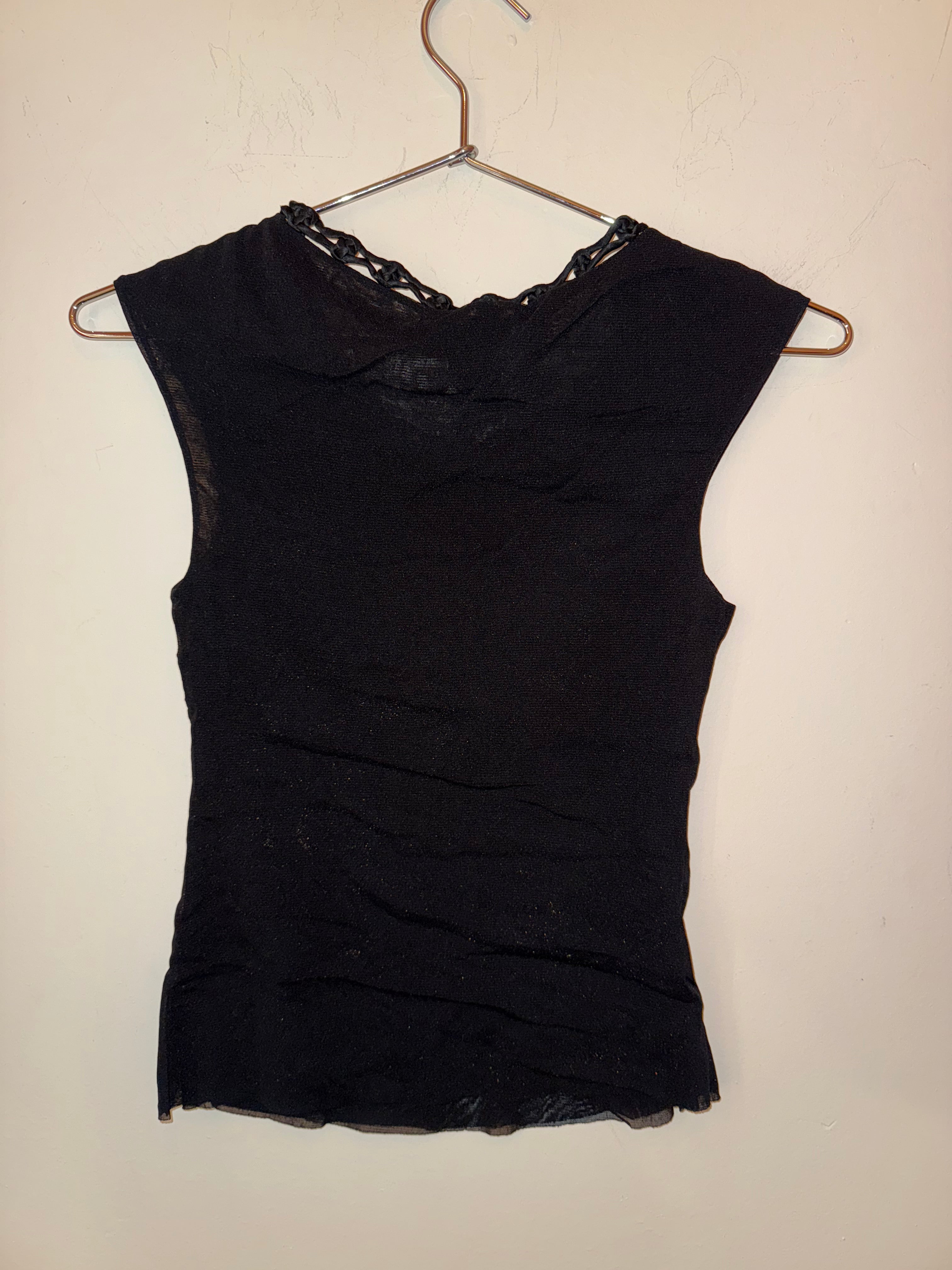 Vivienne Tam Nylon Black tank top