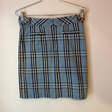 Burberry Blue Label Nova Check Pencil Skirt Size 36