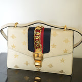 Gucci Small Sylvie Bee Star Shoulder Bag