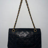 Vintage Chanel Quilted Lambskin Double Flap Bag