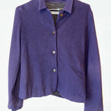 Jil Sanders Peacoat Purple
