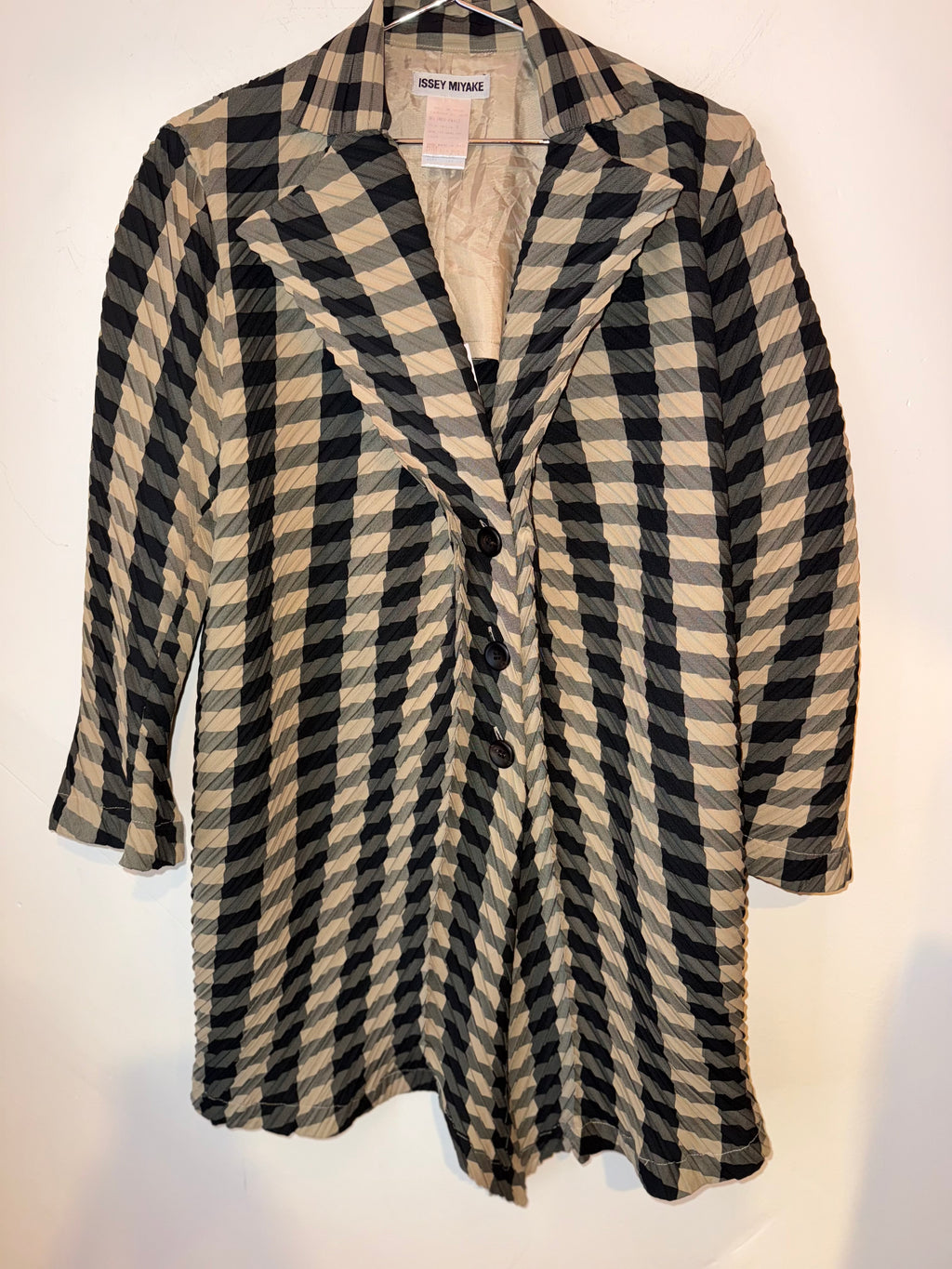 Issey Miyake Plaid Jacket