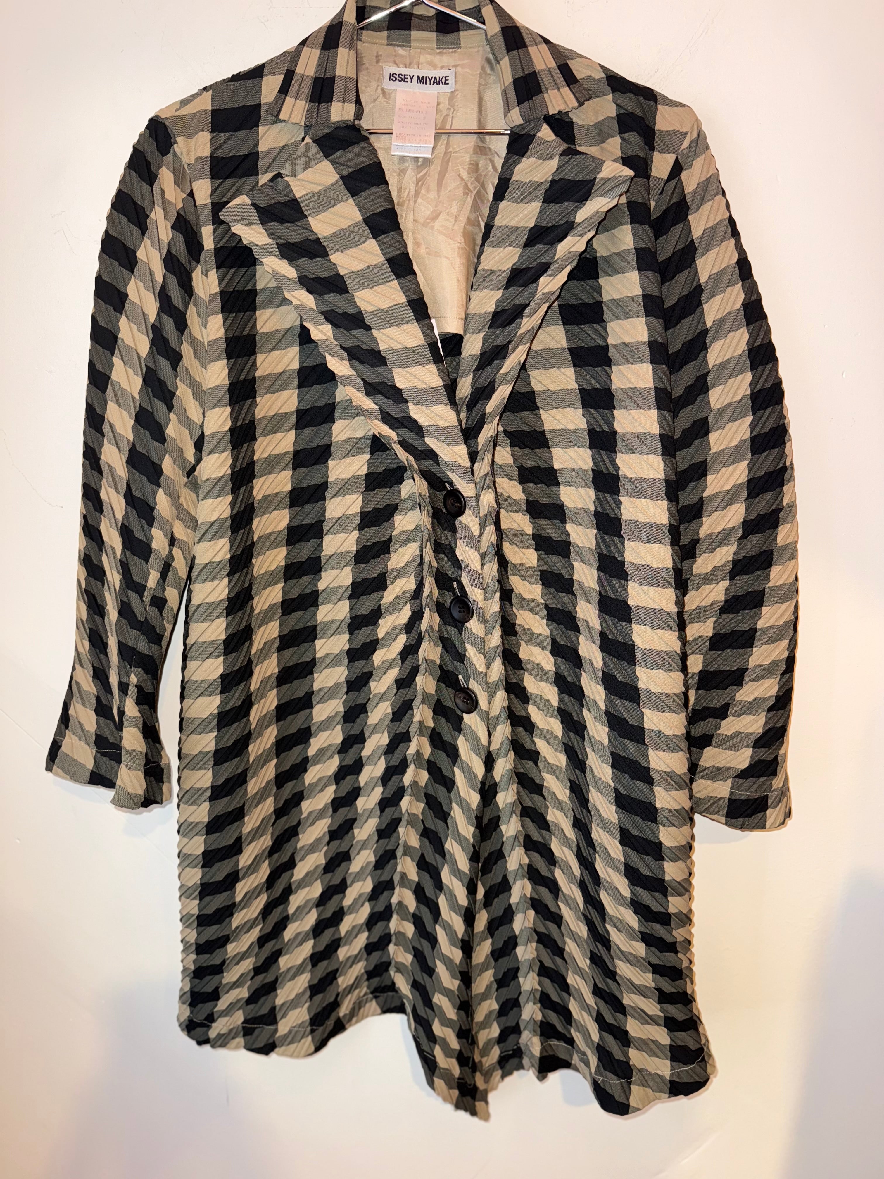 Issey Miyake Plaid Jacket