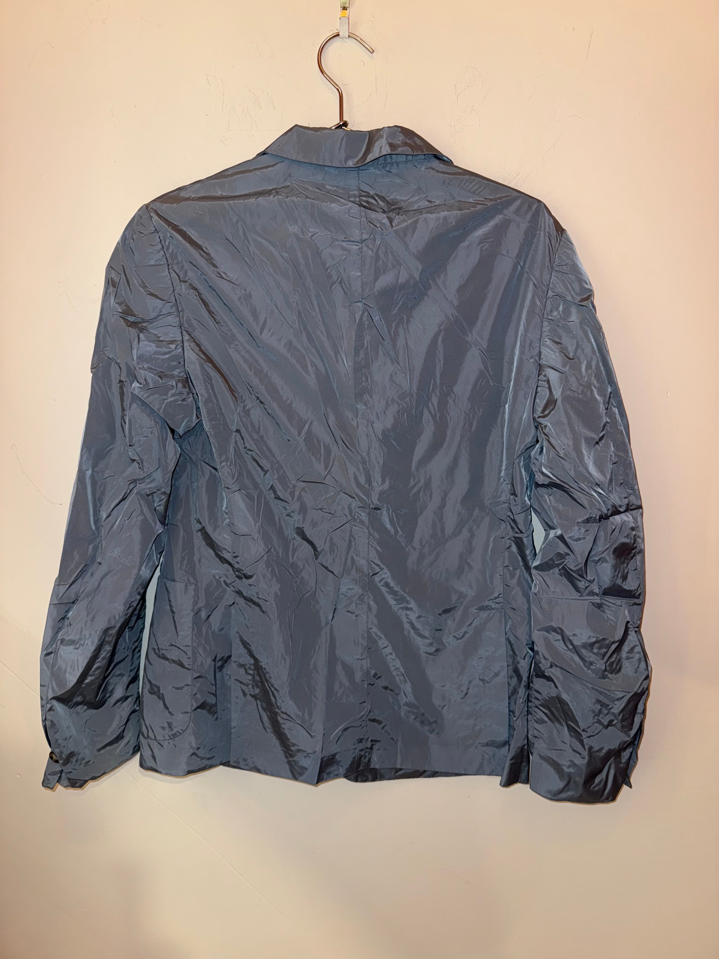 Prada Blue Nylon Jacket