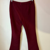 Fendi dark red trousers