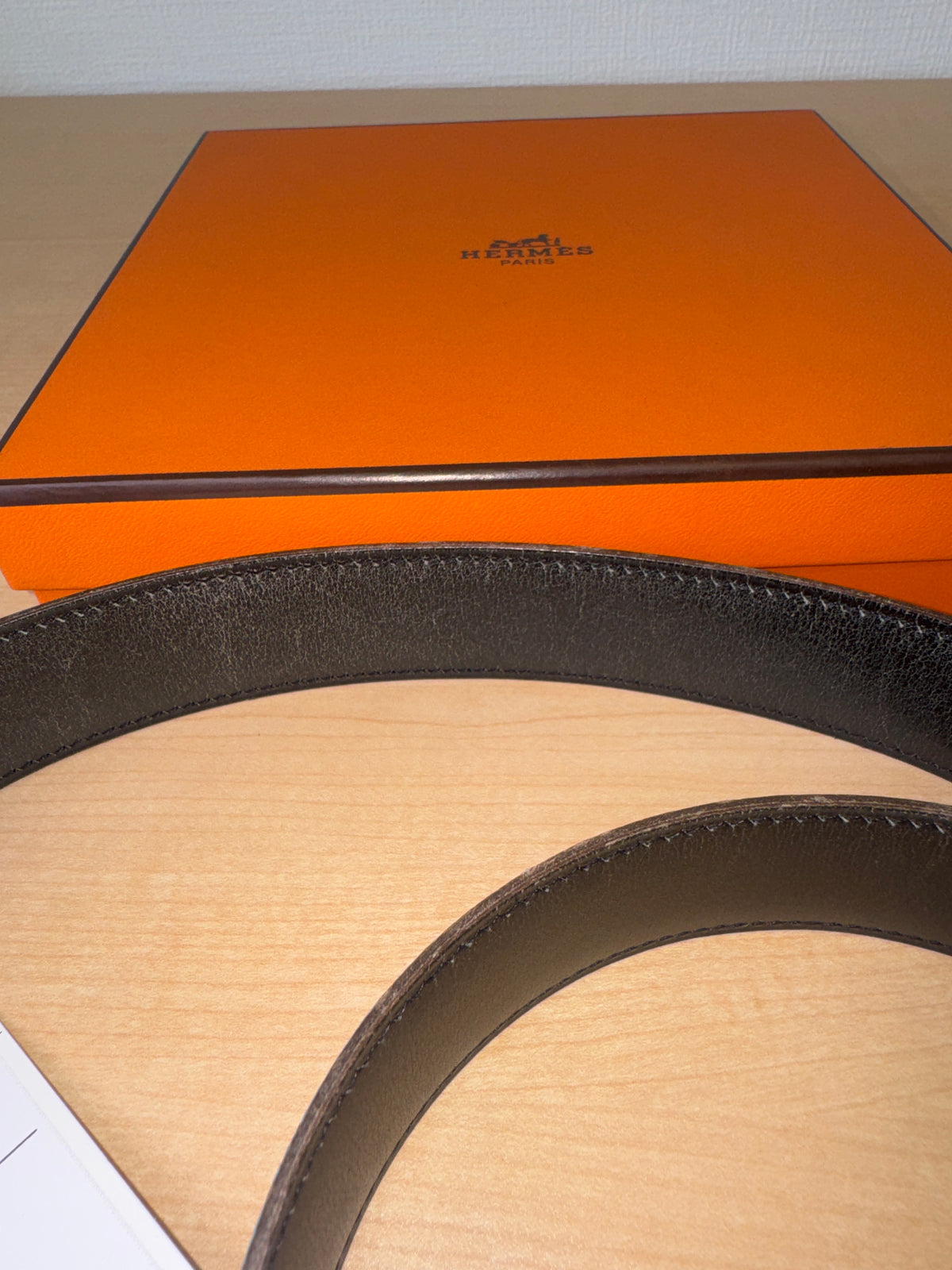 Japan Exclusive: Hermes Constance H Belt Size 85 G Stamp