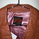 JPG Orange Leather Jacket