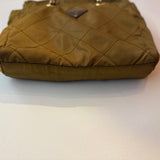 Prada Tan Crossbody Bag W/ Chain Handle
