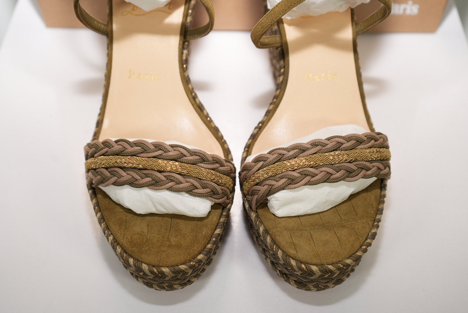 Christian Louboutin Bodrum Wedges With Box Size 39