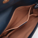 Gucci Queen Margaret Broadway Leather 2 Way Shoulder Bag Navy Blue 453778