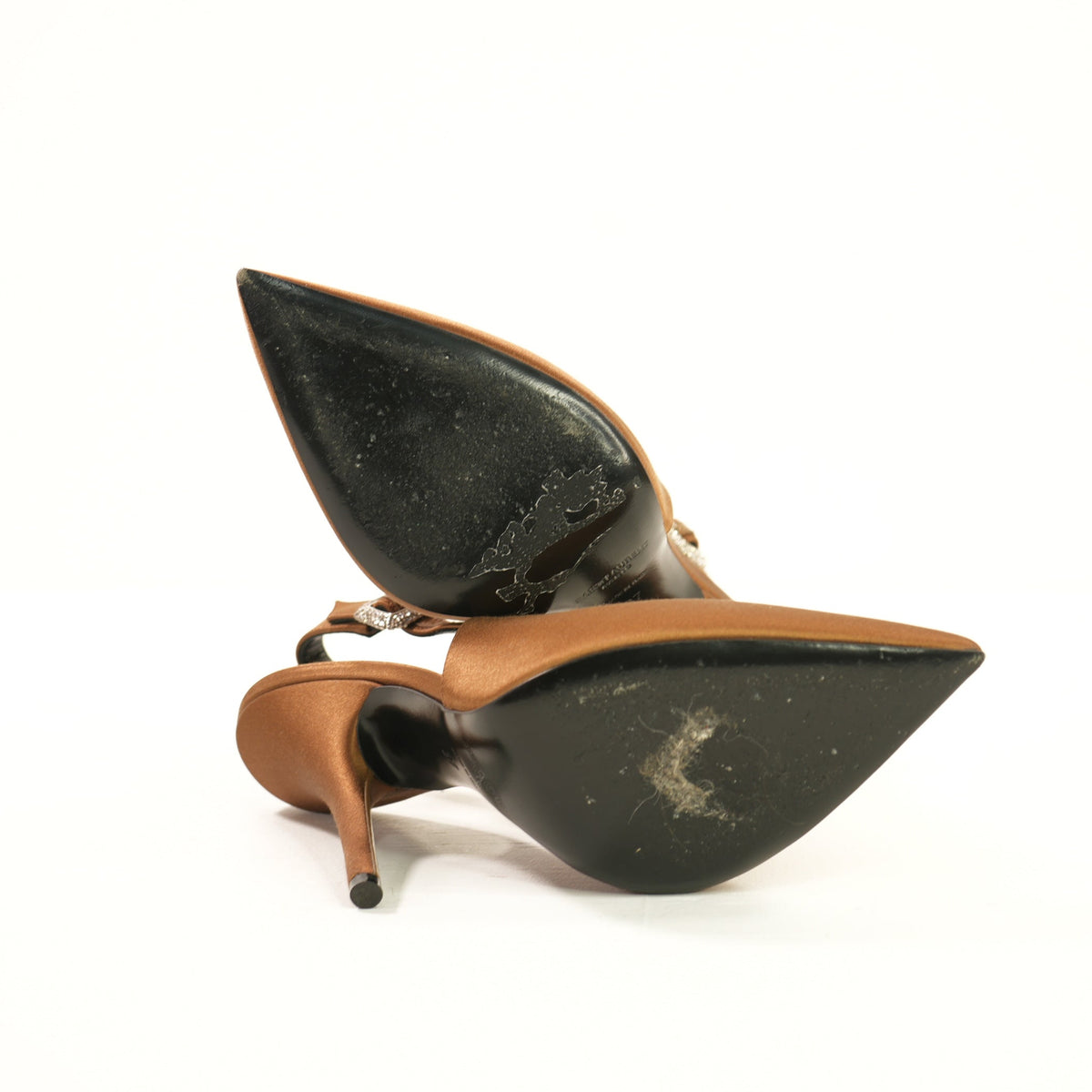 Saint Laurent Yasmeen Slingblack Pumps in metallic brown 37 Full set