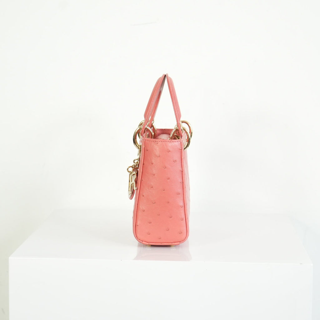 Christian Dior Ostrich Skin Lady Dior