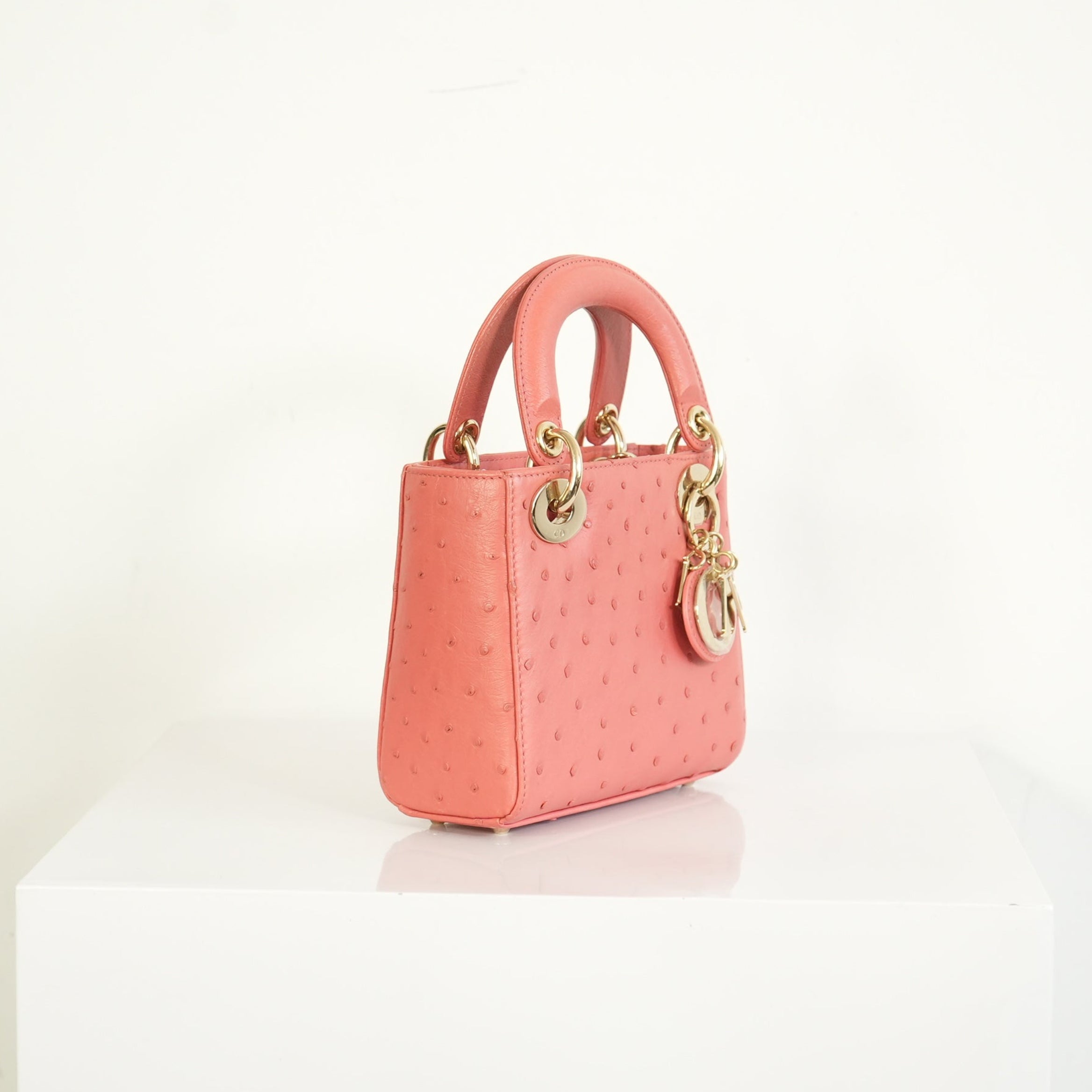 Christian Dior Ostrich Skin Lady Dior