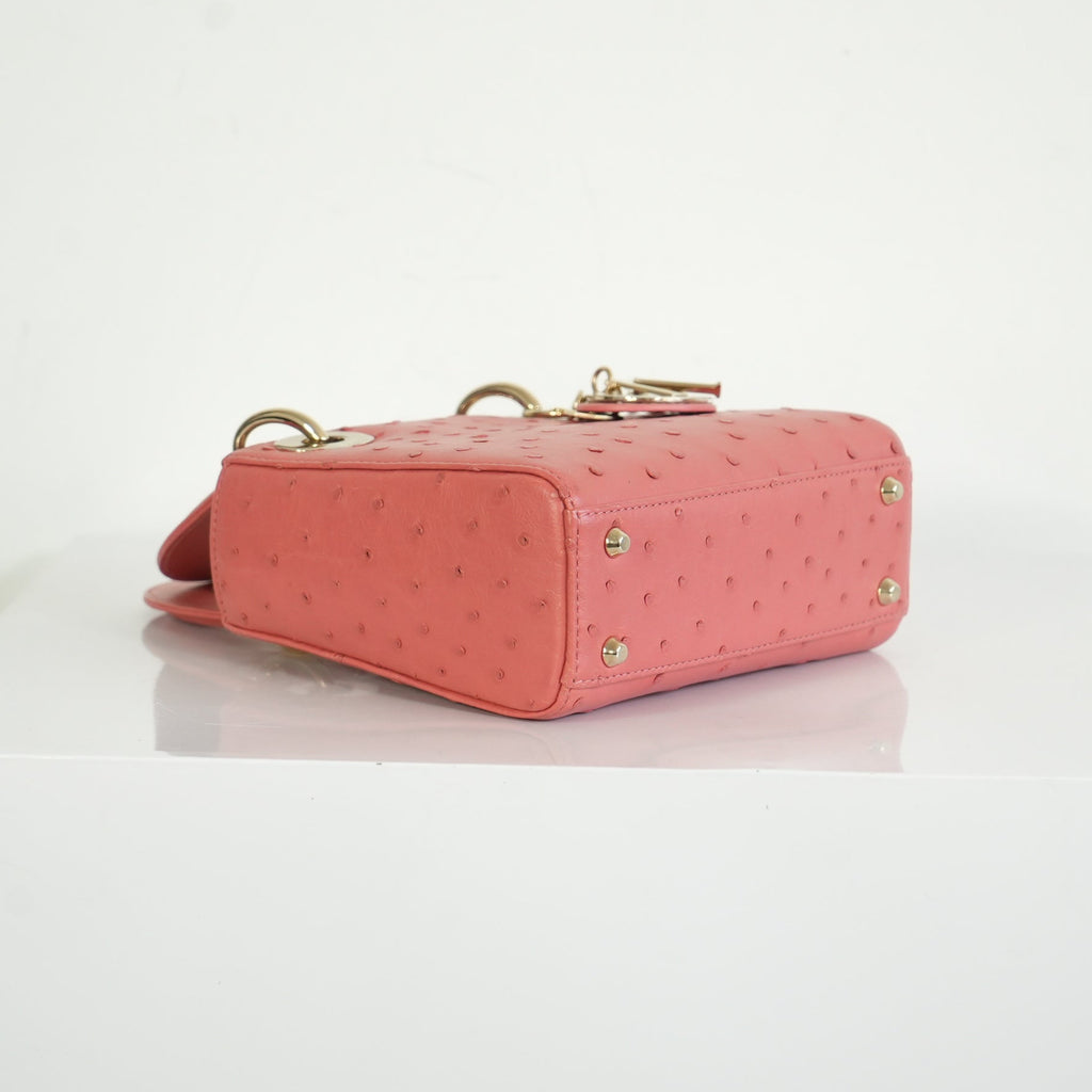 Christian Dior Ostrich Skin Lady Dior