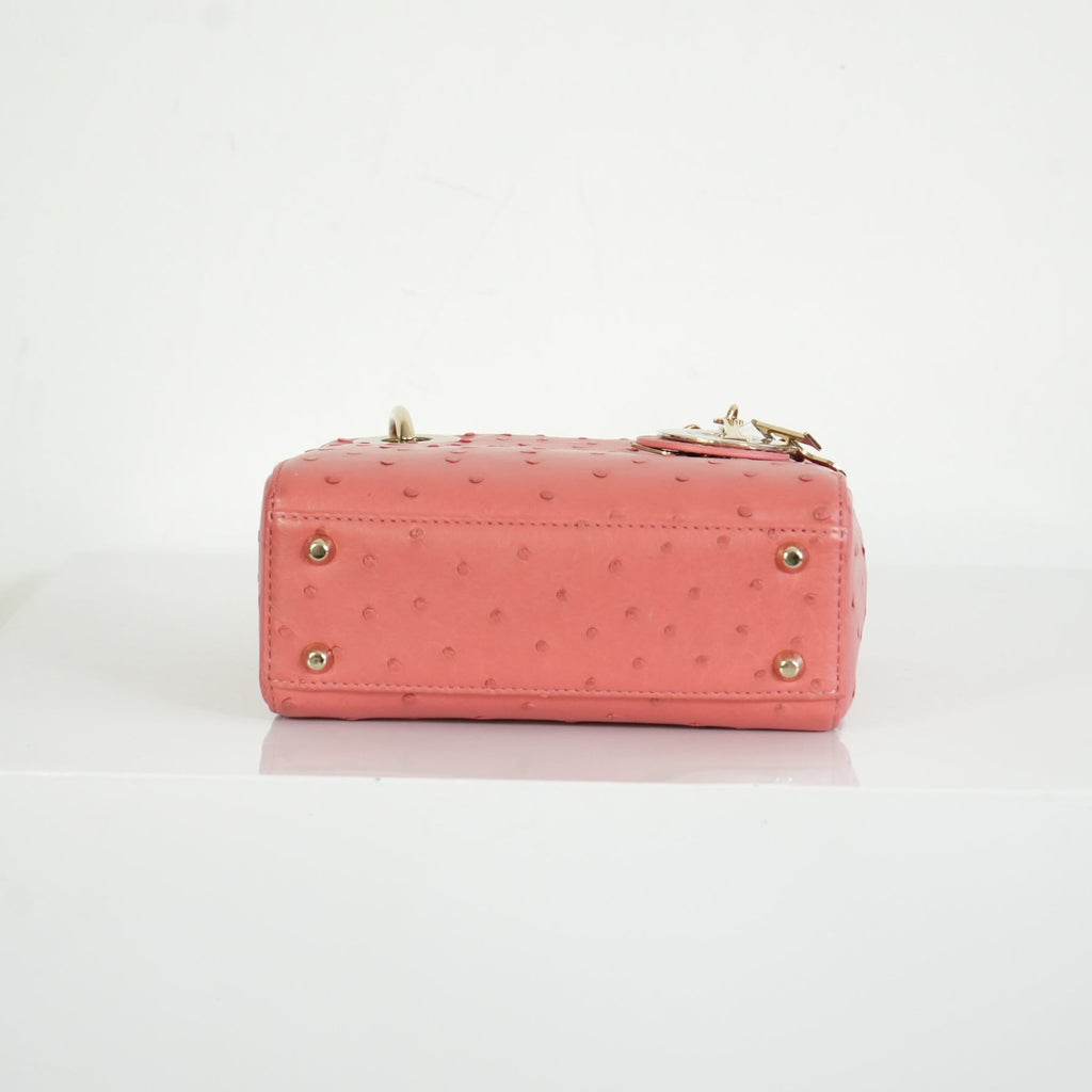 Christian Dior Ostrich Skin Lady Dior