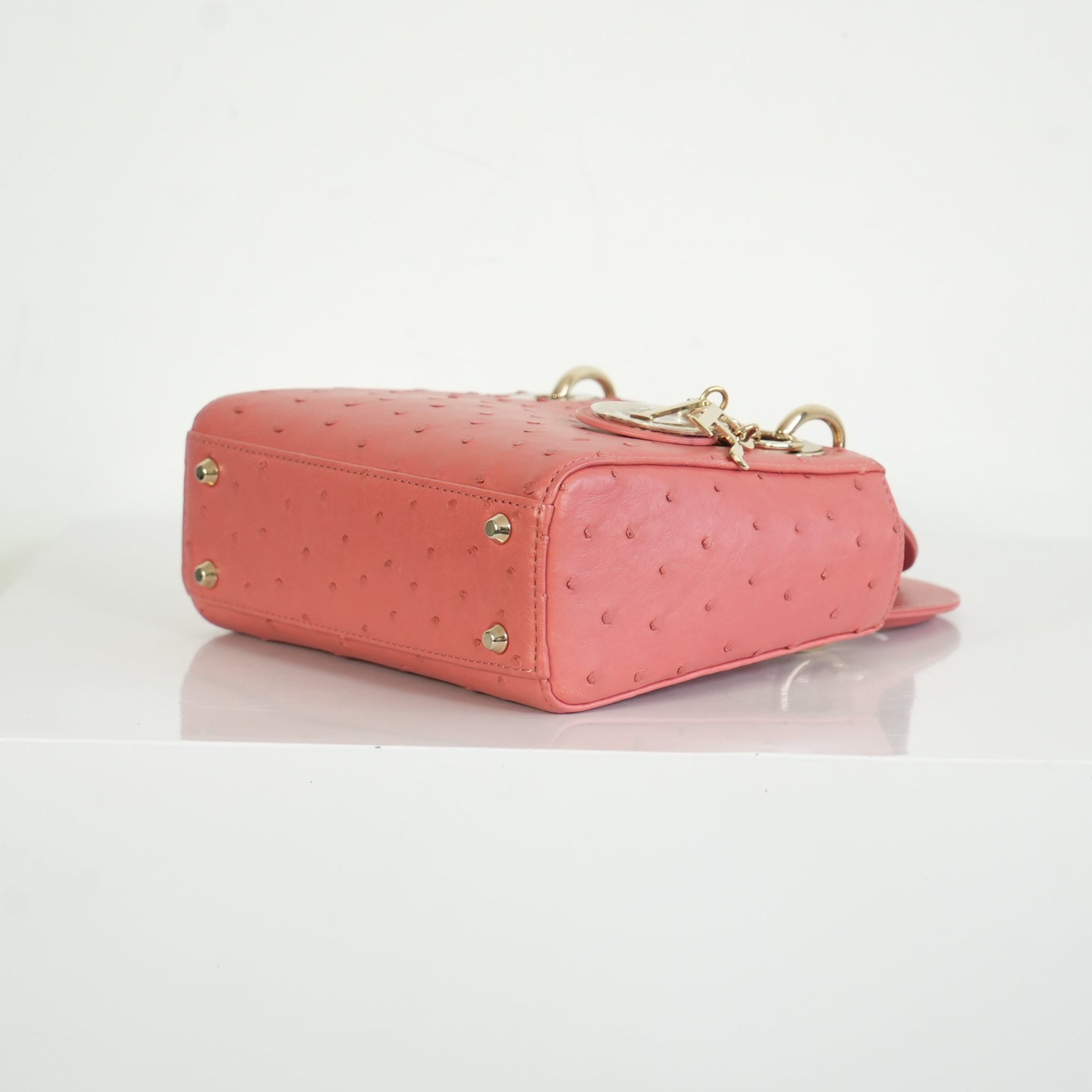 Christian Dior Ostrich Skin Lady Dior