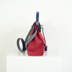 Hermes Herbag Red And Blue Zip 31 PM Bag