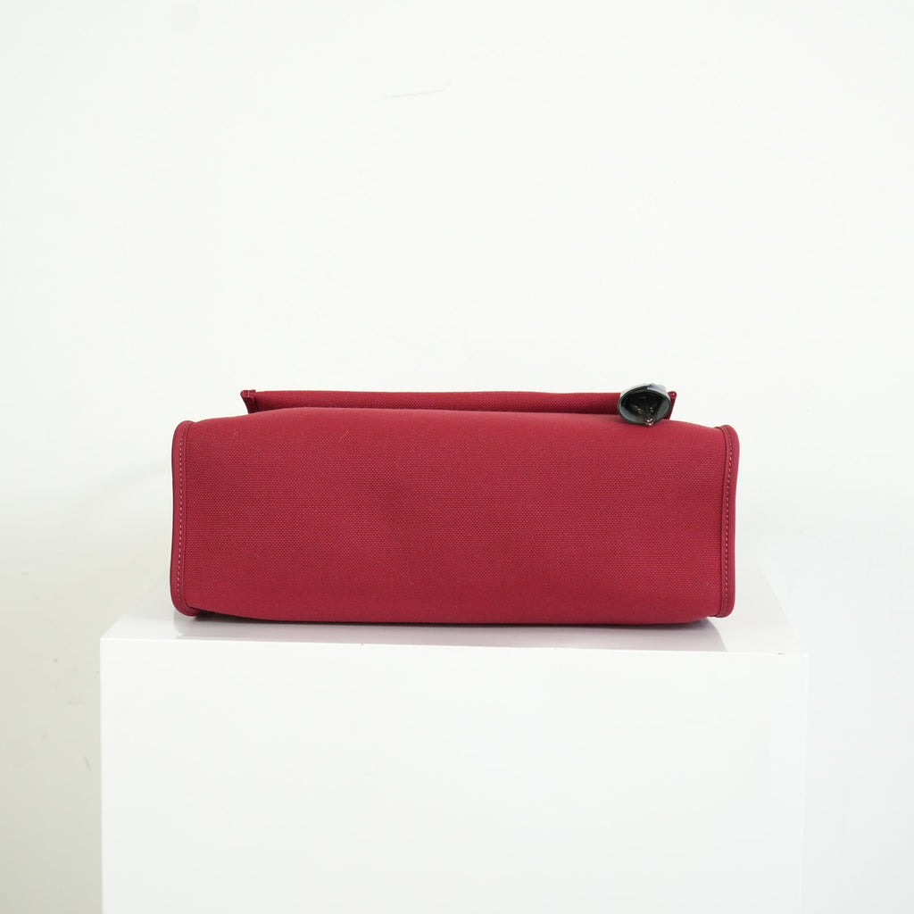 Hermes Herbag Red And Blue Zip 31 PM Bag