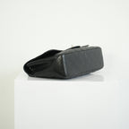 Chanel Classic Black Quilted Caviar Leather Jumbo Flap