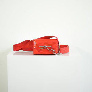 Louis Vuitton Micro Steamer Red Epi with Pin Crossbody Bag