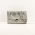 Christian Dior Metallic Patent Micro-Cannage Diorama WOC (2018)